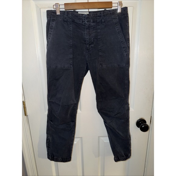 Nili Lotan Pants - Nili Lotan Pants Womens Crop Military Twill Chino Zip Ankle Slim‎ Stretch USA 4